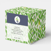 Zelfgemaakte bad & body verpakking | Doos met olij Bedankdoosjes (Achterkant)