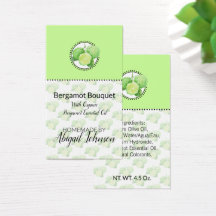 Zelfgemaakte bad & lichaamsbergamot citrus cadeauk