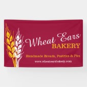 Zelfgemaakte baking business signage banner (Horizontaal)