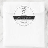 Zelfgemaakte Barbecuesaus BBQ Label (Tas)