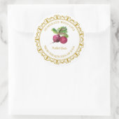 Zelfgemaakte bietenaugurk Label L Wit (Tas)