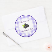 Zelfgemaakte Blackberry jam label (Envelop)