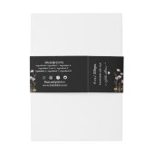 Zelfgemaakte bloemenzeep Buik Band Zeep Verpakking Uitnodigingen Wikkel (Achterkant Voorbeeld)