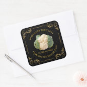 zelfgemaakte bloemkool Pickle Square Label (Envelop)