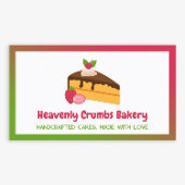 Zelfgemaakte Cake Custom QR Visitekaartje