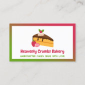 Zelfgemaakte Cake Custom QR Visitekaartje (Voorkant)