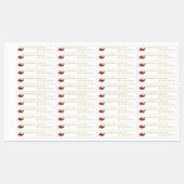 Zelfgemaakte Cherry Jam Thin Label (Vel)