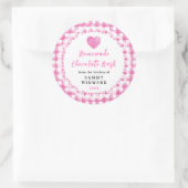 Zelfgemaakte Chocolade Bark Label (Tas)