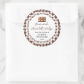 Zelfgemaakte Chocolade Fudge Label (Tas)