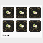  zelfgemaakte Coconut Butter Square Label (Vel)