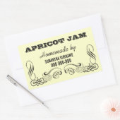 Zelfgemaakte conserven jam jar stickers (Envelop)