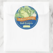 Zelfgemaakte conservenbliksetiket voor vuilnis ronde sticker (Tas)