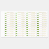 Zelfgemaakte courgette dunne label (Vel)