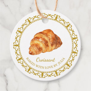  zelfgemaakte croissant hang Label