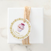 zelfgemaakte cupcakes hangen Label (In situ)