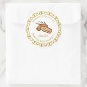  Zelfgemaakte Datum Fruit Jam Label L Wit (Tas)