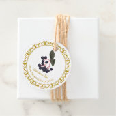  Zelfgemaakte Elderberry Jam Hang Label l Wit (In situ)