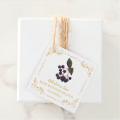 Zelfgemaakte Elderberry Jam Square Hang Label (In situ)