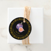  Zelfgemaakte Fig Jam Hang Label l Zwart (In situ)