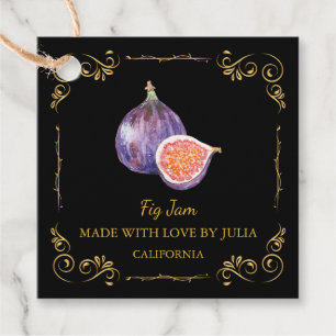  Zelfgemaakte Fig Jam Square Hang Label