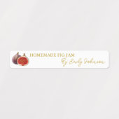 Zelfgemaakte Fig Jam Thin Label (Design 1)