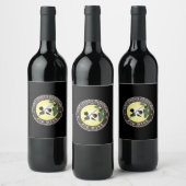 Zelfgemaakte Fig Wijn Label Sjabloon Wijn Etiket (Flessen)