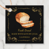 zelfgemaakte Fresh Bread Square Hang Label (Voorkant)