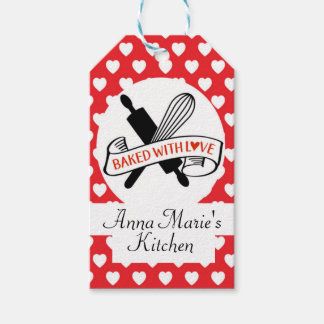 Zelfgemaakte Gebakken Goede labels - Gemaakt met l Cadeaulabel