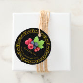 Zelfgemaakte Gemengde Berry Jam Hang Label l Zwar (In situ)