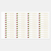 Zelfgemaakte Gemengde Berry Jam Thin Label (Vel)