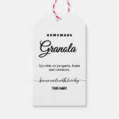 Zelfgemaakte Granola Label label Cadeaulabel (Voorkant)