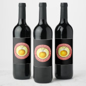 Zelfgemaakte Grapefruit Wine Label Sjabloon Wijn Etiket (Flessen)