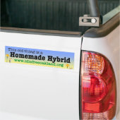 Zelfgemaakte Hybride Bumpersticker (Op Truck)