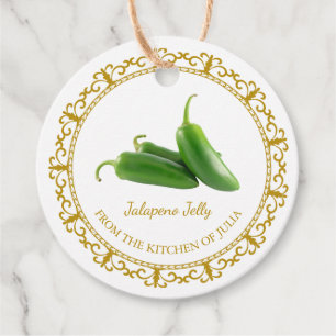  zelfgemaakte Jalapeno Jelly Hang Label