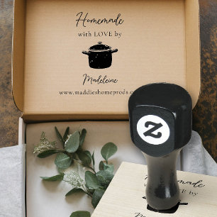 Zelfgemaakte Jam Preserve Baker Artisan Crafter Ma Rubberstempel