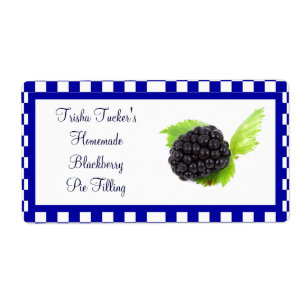 Zelfgemaakte Jelly/Jam Label