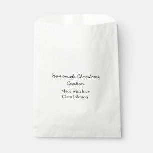 Zelfgemaakte kerstkoekjes gemaakt met liefde voeg bedankzakje