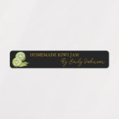 Zelfgemaakte Kiwi Jam Thin Label (Design 1)