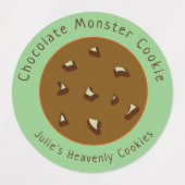 Zelfgemaakte koekjes | Creatieve verpakkingsideeën Labels (Design 2)