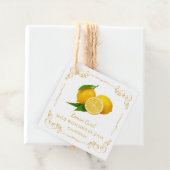  Zelfgemaakte Lemon Curd Square Hang Label (In situ)