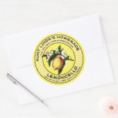 Zelfgemaakte Lemoncello Label Sjabloon (Envelop)