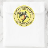 Zelfgemaakte Lemoncello Label Sjabloon (Tas)