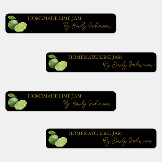 Zelfgemaakte Lime Jam Dune Label (Groep)