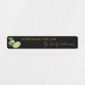 Zelfgemaakte Lime Jam Dune Label (Design 1)