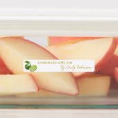 Zelfgemaakte Limoen Jam Thin Label (Aangebracht)