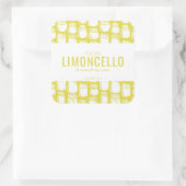 Zelfgemaakte Limoncello Sticker (Tas)