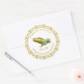  Zelfgemaakte maïsolie Label L Wit (Envelop)