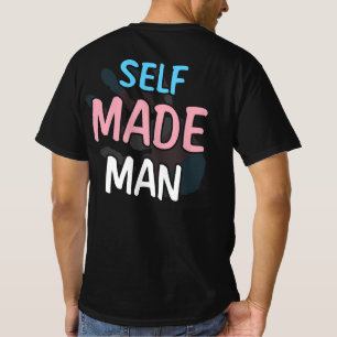 Zelfgemaakte Man Transman LGBT Trans Pride Flag Ca T-shirt