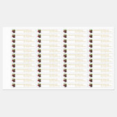 Zelfgemaakte Mulberry Jam Thin Seal Label (Vel)