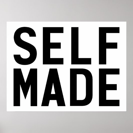 Zelfgemaakte onafhankelijk poster (Voorkant)